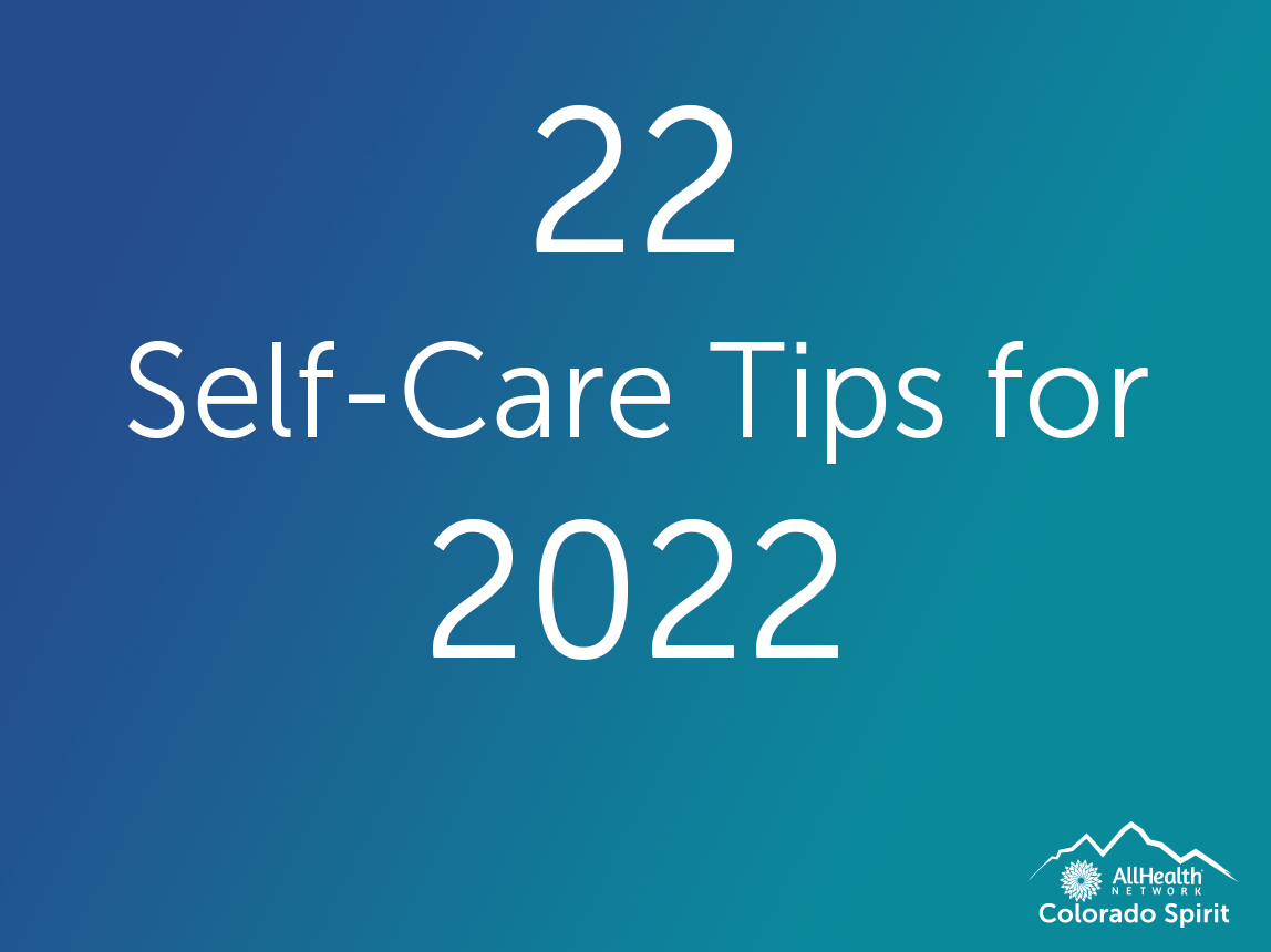 22 SelfCare Tips for 2022 AllHealth Network Mental Health Counseling, Therapy, Psychiatry